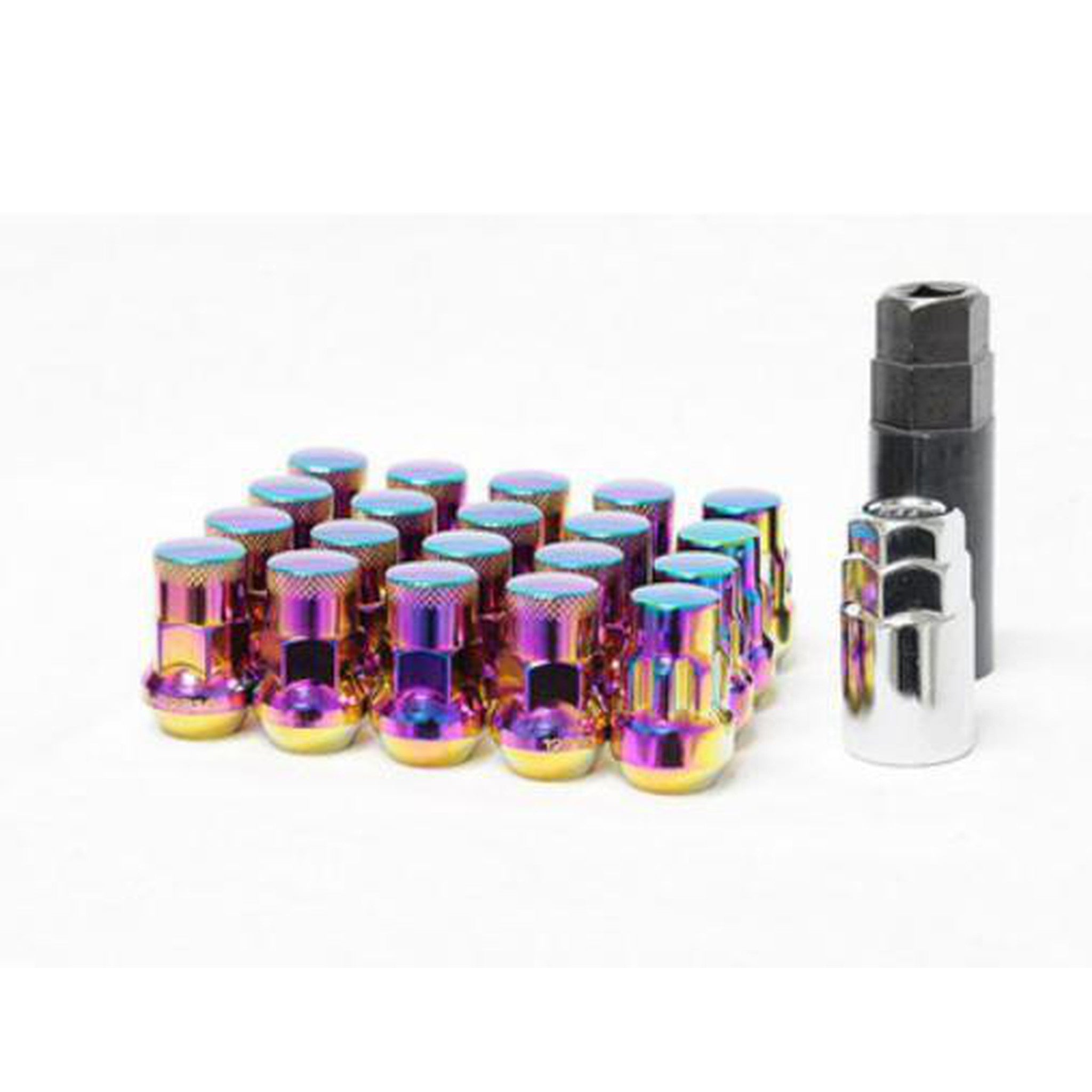 Muteki SR35 Closed-Ended Lug Nuts 12x1.25mm Neon