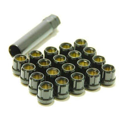 Muteki Super Tuner Open-Ended Lug Nuts 12x1.50mm | Black
