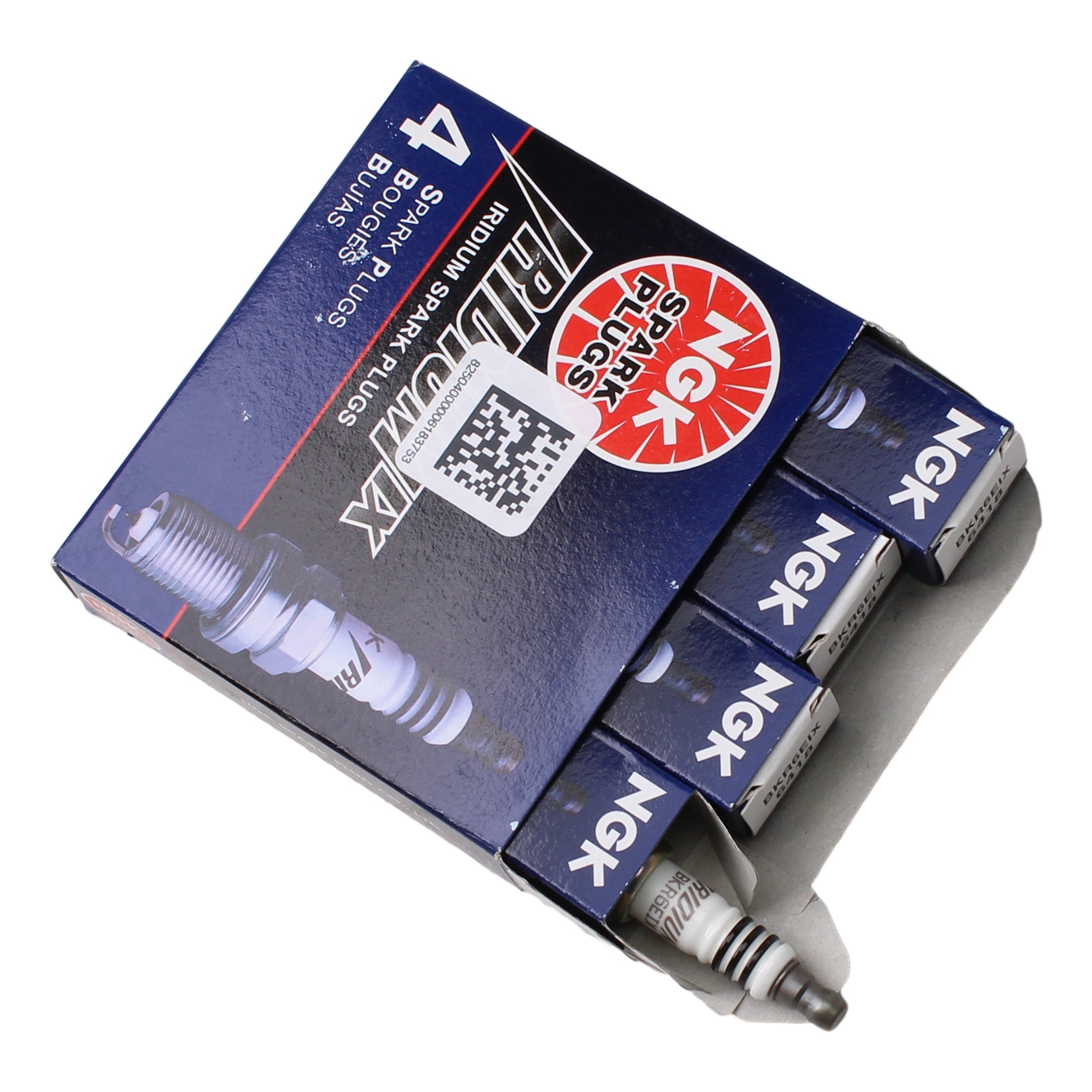 NGK (BKR6EIX) Stock Heat Range Iridium Spark Plugs Subaru WRX 2002-2005 (Qty 4) | 6418