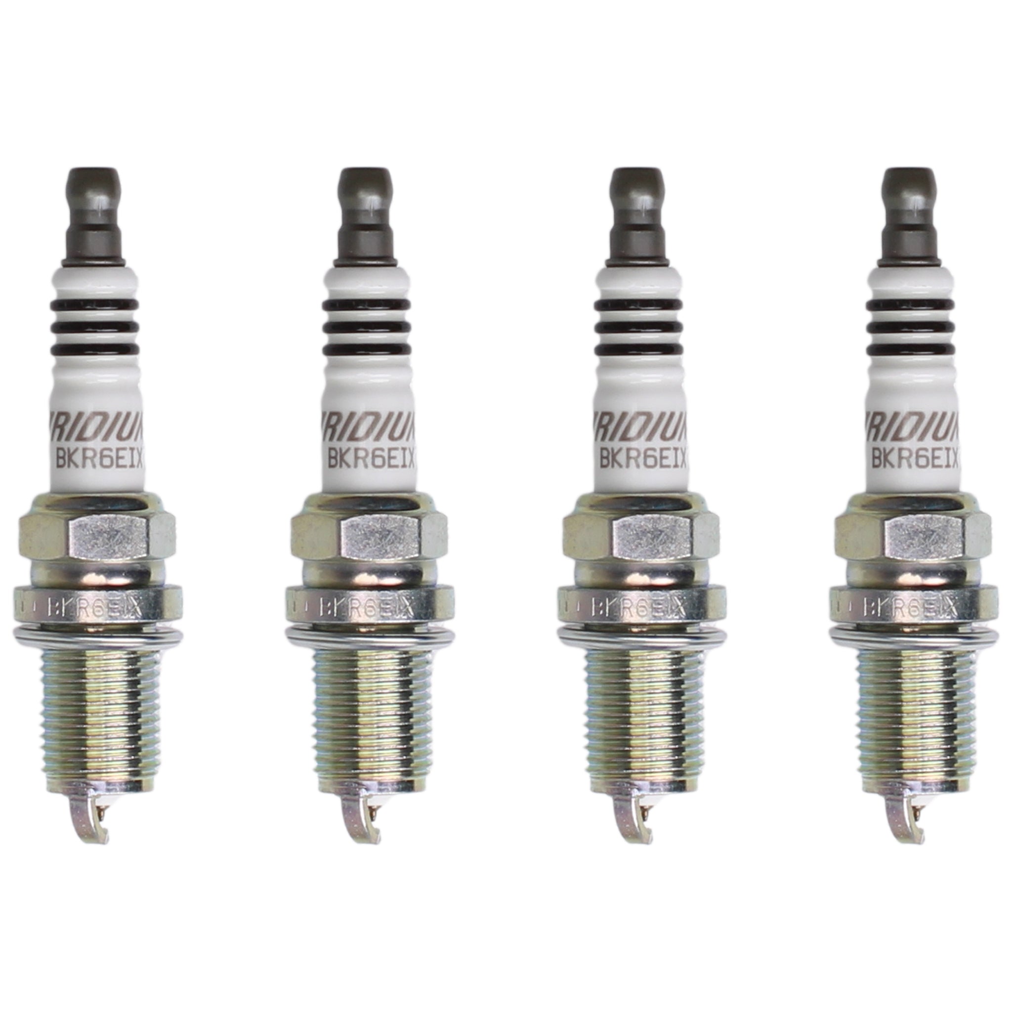 NGK (BKR6EIX) Stock Heat Range Iridium Spark Plugs Subaru WRX 2002-2005 (Qty 4) | 6418