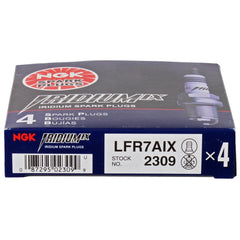 NGK (LFR7AIX) Iridium IX 1 Step Colder Spark Plugs Subaru WRX 2006-2014 / STI 2004-2021 (Qty 4)| 2309