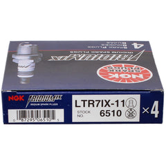 NGK (LTR7IX-11) Iridium IX Spark Plugs 2013-2017 Ford Focus ST/RS EcoBoost | 6510