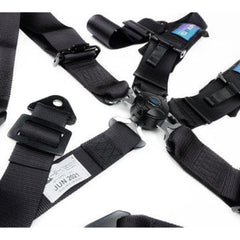 NRG 5PT 3in. Seat Belt Harness / Cam Lock - Black | SBH-B6PCBK