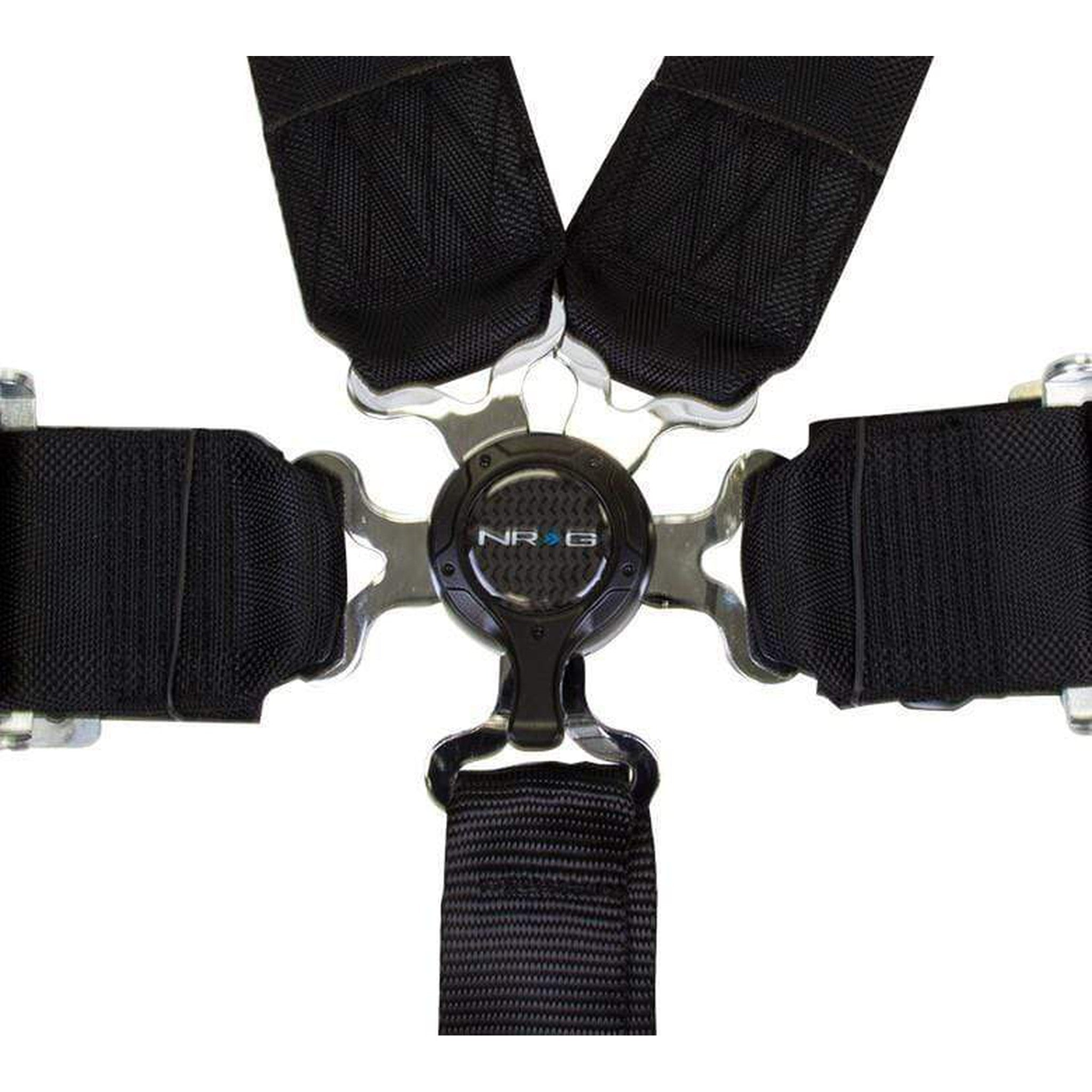 NRG 6 Point 3inch Cam Lock Seat Belt Black | SBH-6PCBK
