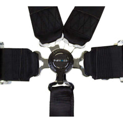 NRG 6 Point 3inch Cam Lock Seat Belt Black | SBH-6PCBK