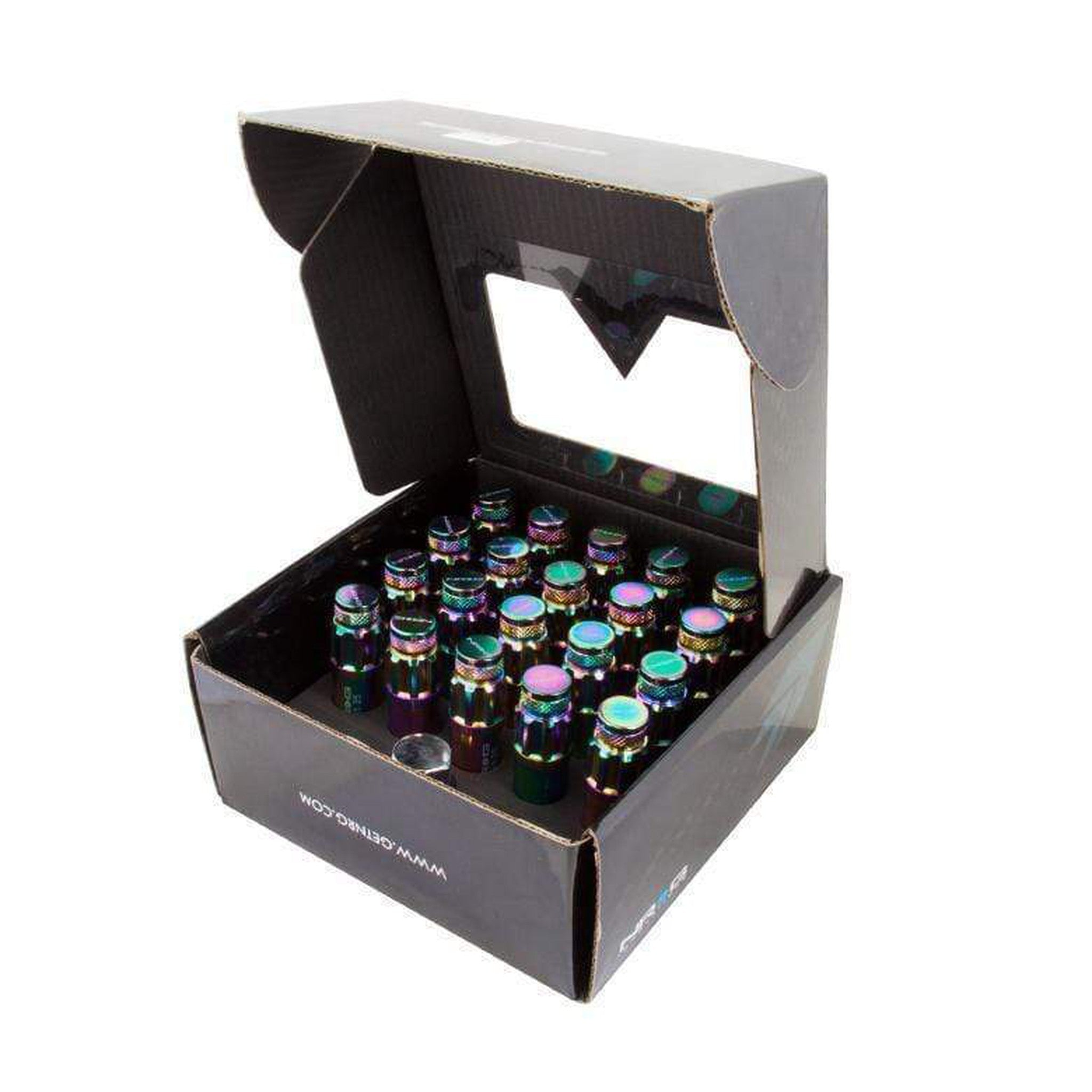 NRG 700 Series Steel Lug Nuts M12 x 1.25 NeoChrome | LN-LS710MC-21