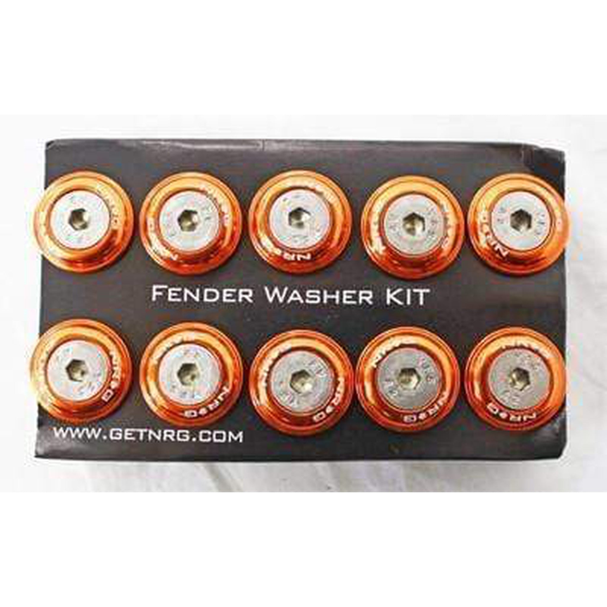 NRG Fender Washer Kit FW-110 Orange | FW-110OR