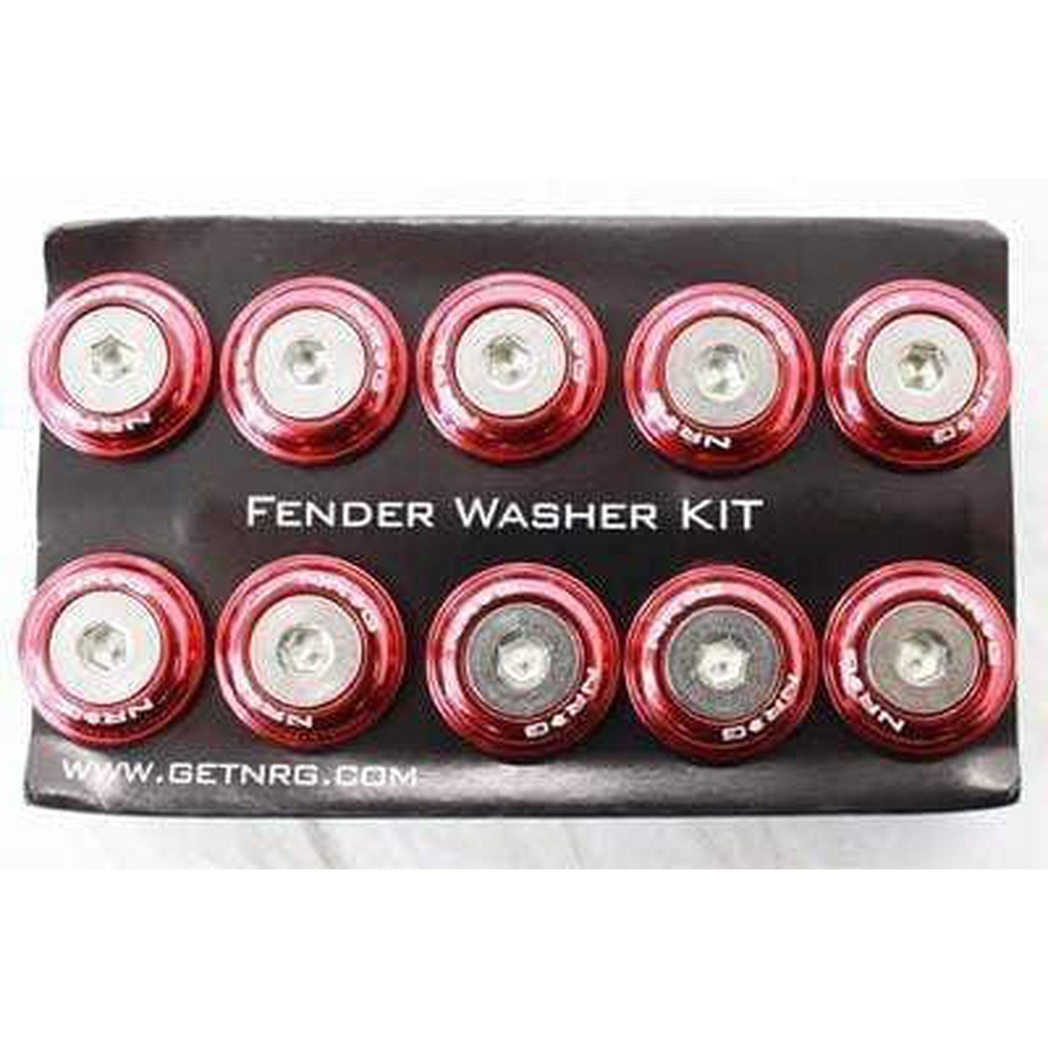 NRG Fender Washer Kit FW-110 Red | FW-110RD