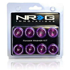 NRG Fender Washer Kit FW-800 Purple 8mm | FW-800PP