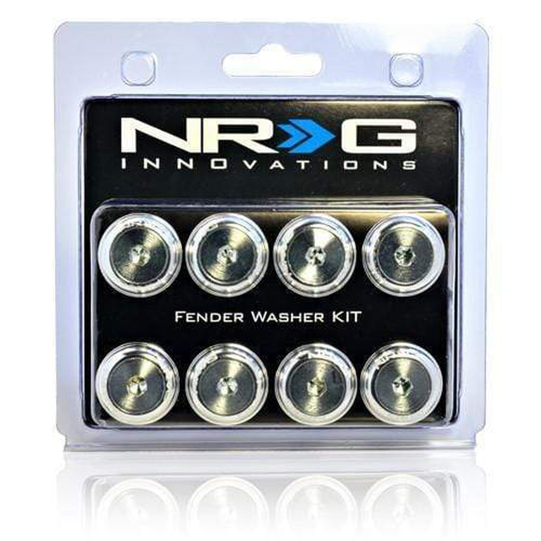 NRG Fender Washer Kit FW-800 Silver 8mm | FW-800SL