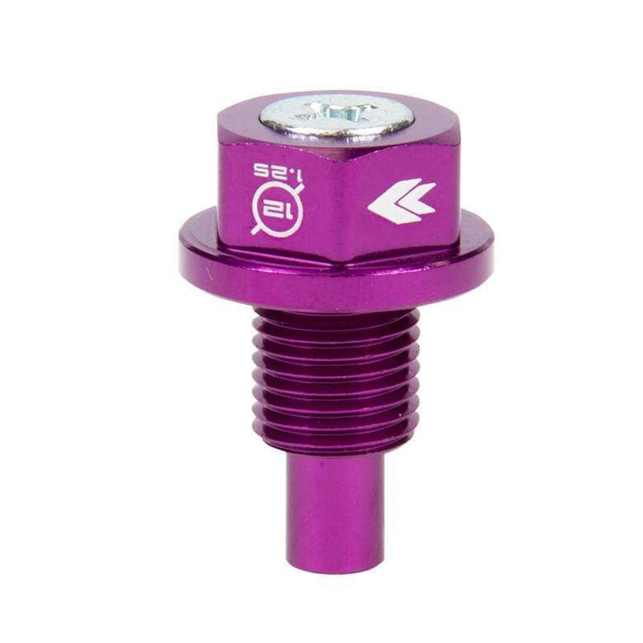 NRG M12 X 1.25 Purple Magnetic Oil Drain Plug | NOP-200PP