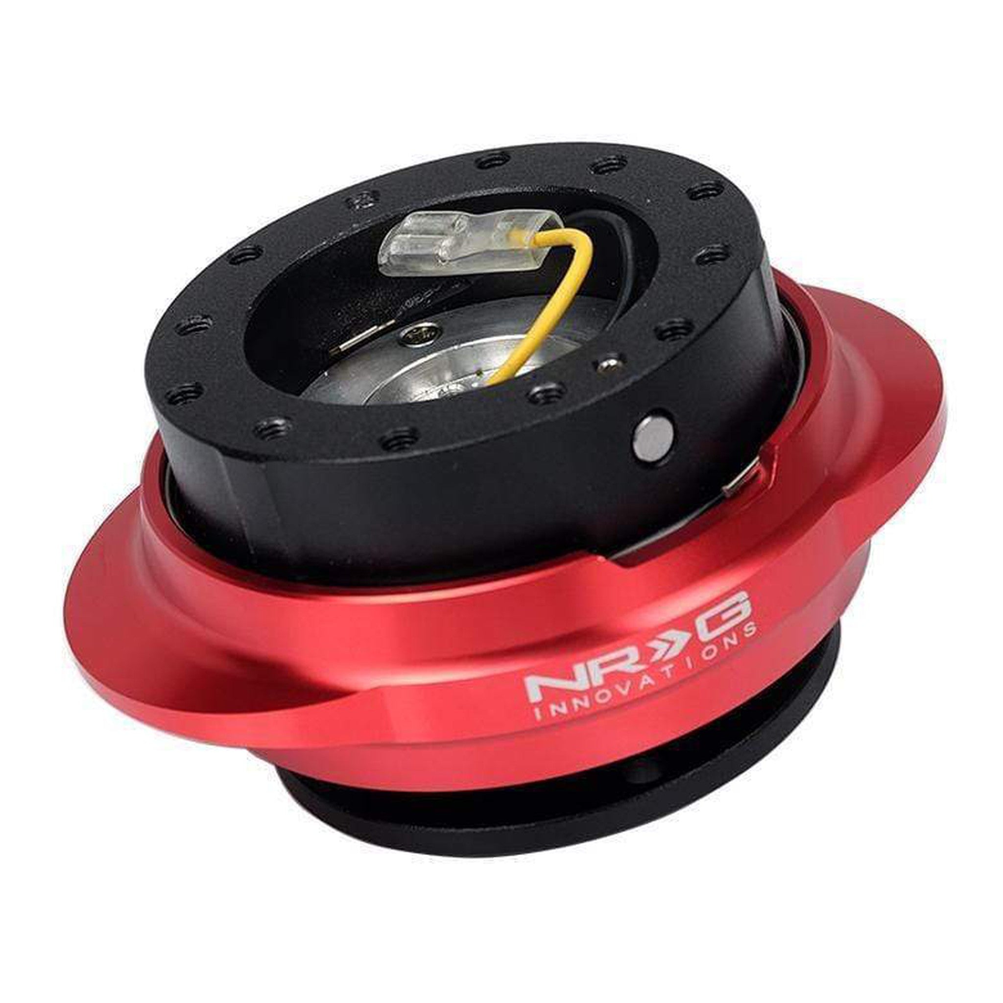 NRG Quick Release Gen 2.2 - Black Body / Shiny Red Oval Ring | SRK-220BK/RD