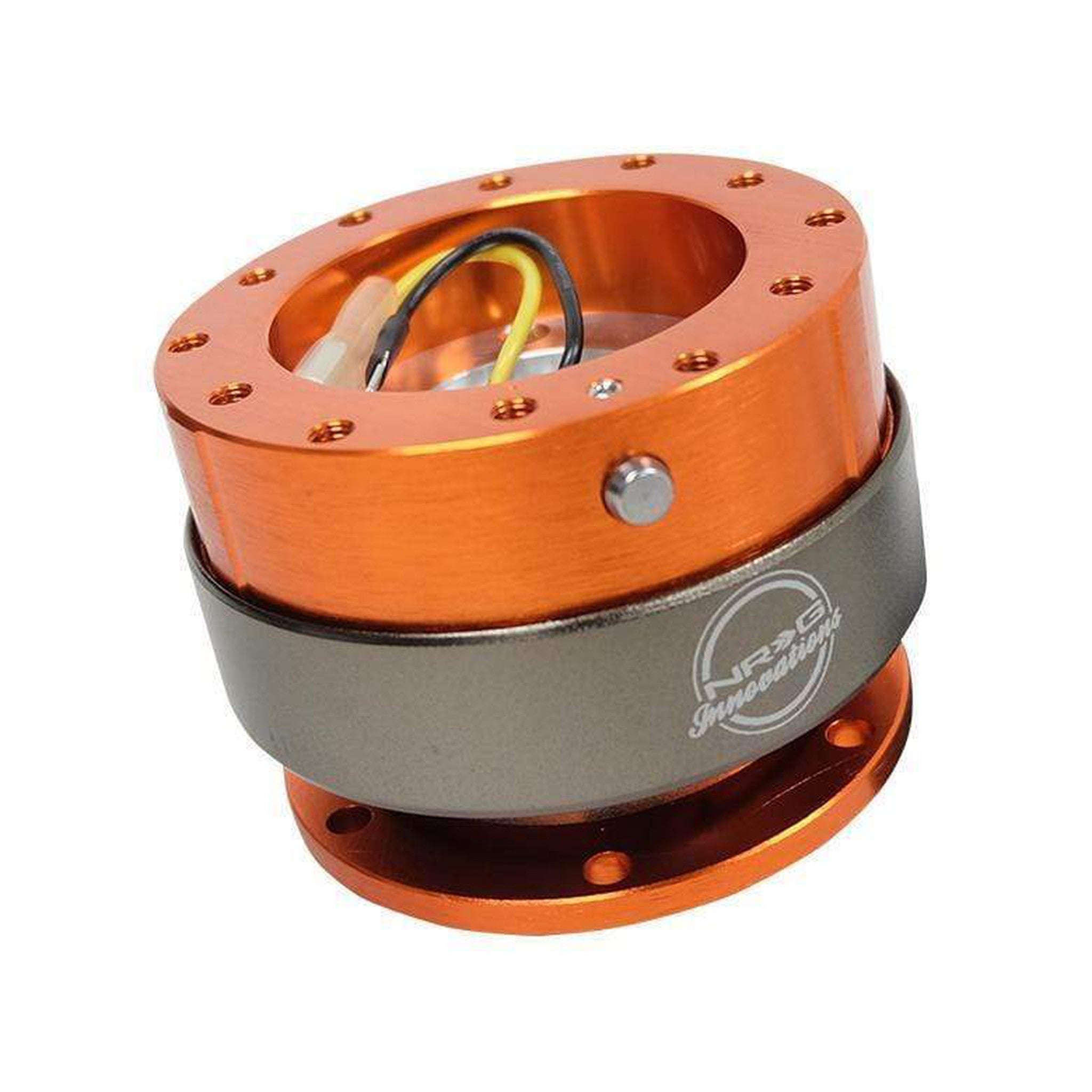 NRG Quick Release Hub Gen 2.0 Orange Body w/ Titanium Ring | SRK-200OR