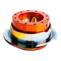 NRG Quick Release Kit Gen 2.5 Orange w/ Neochrome Ring | SRK-250OR/MC