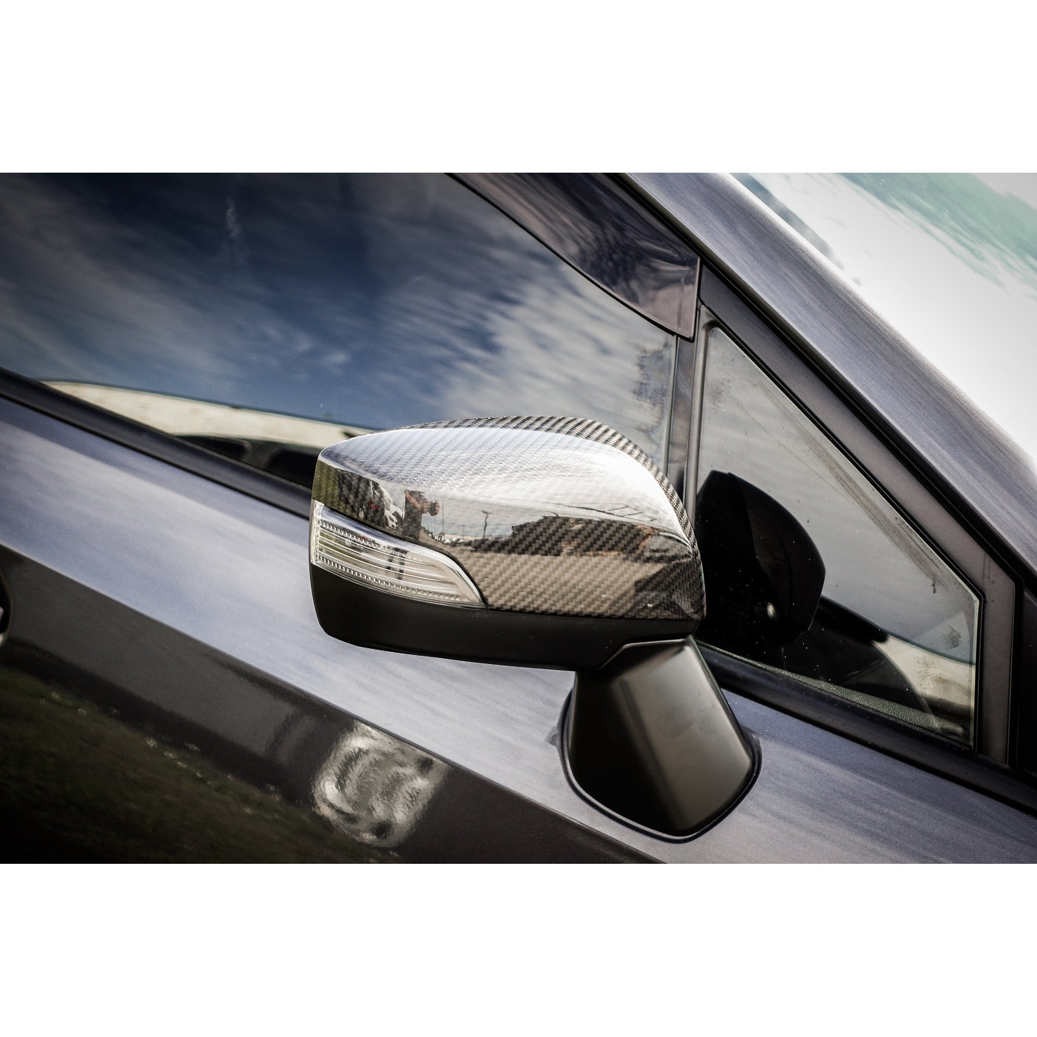 Noble Full Replacement OE Style Carbon Fiber Mirror Covers Subaru WRX / STI 2015-2021
