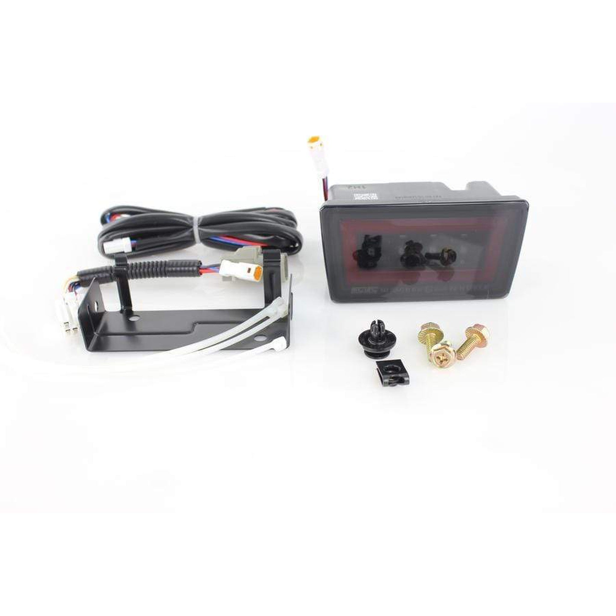 Noble Pro F1 JDM Rear Fog Light 2011-2014 WRX / STI (Smoke Lens / Gloss Black Base / Red Bar)