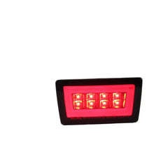 Noble Pro JDM Rear Fog Light - 2011-2014 WRX / STI (Smoke Lens / Gloss Black Base / White Bar)