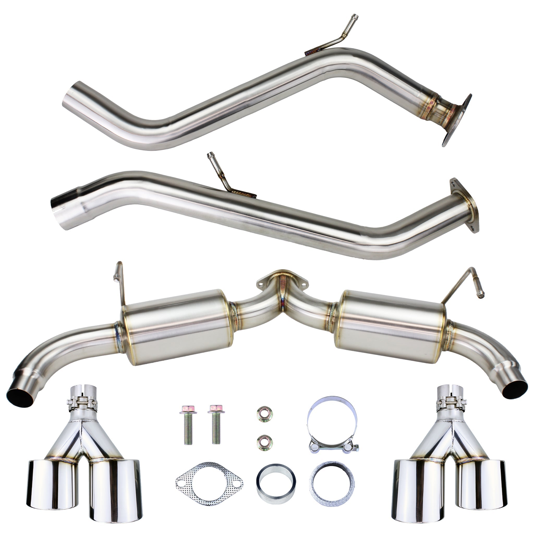 Noble SS Series Cat Back Exhaust (Polished or Burnt Tips) Toyota Corolla Hatch 2019-2022