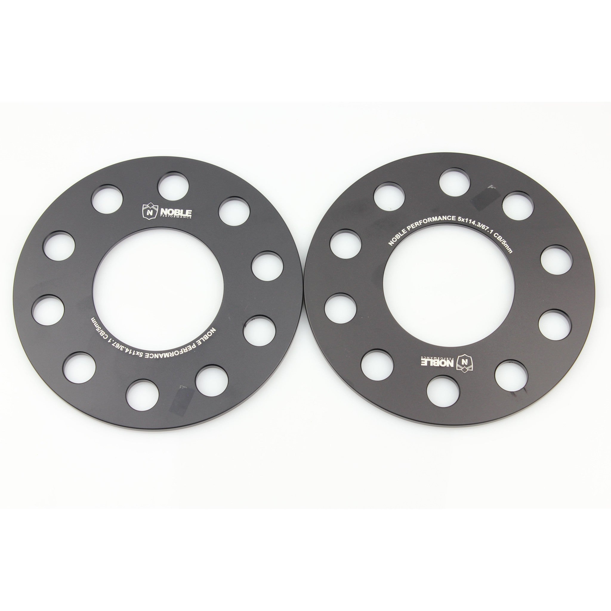 Noble Wheel Spacers 5x114.3 CB:67.1 5mm Evolution Genesis Kia Mazda