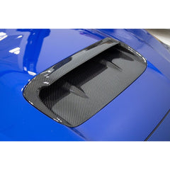OLM A1 Aggressive Carbon Fiber Full Replacement Hood Scoop WRX / STI 2015-2021 | A.70101.1