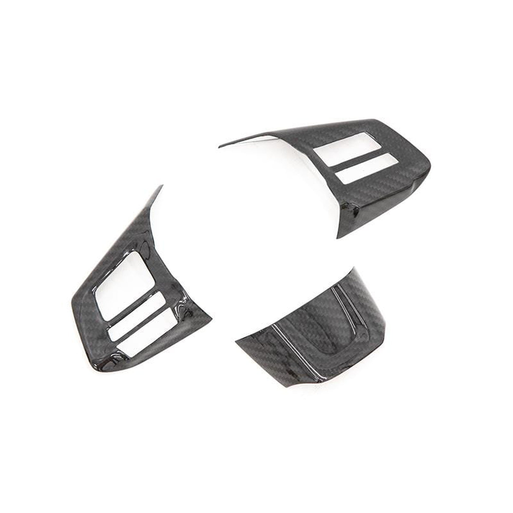 OLM S-line Carbon Fiber Steering Wheel Covers Subaru WRX / STI (MT) 2019-2021