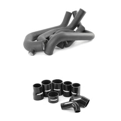 Perrin FMIC Intercooler Pipes Only Black Pipes Subaru STI 2008-2014 | PSP-ITR-430-2BK/BK