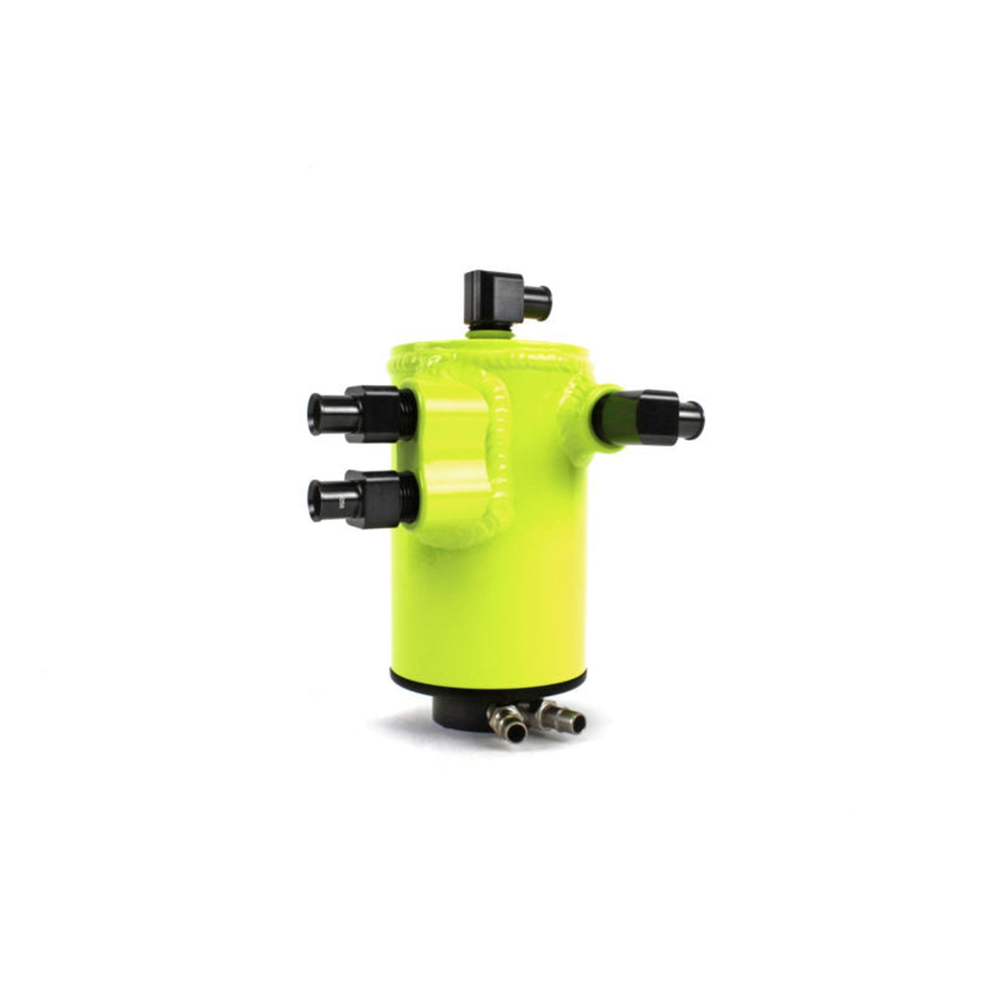 Perrin Neon Yellow Air Oil Separator Subaru WRX 2002-2014 / STI 2004-2021 with FMIC | PSP-ENG-607NY