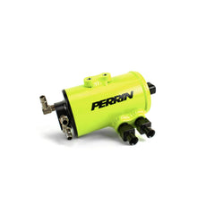 Perrin Neon Yellow Air Oil Separator Subaru WRX 2002-2014 / STI 2004-2021 with FMIC | PSP-ENG-607NY