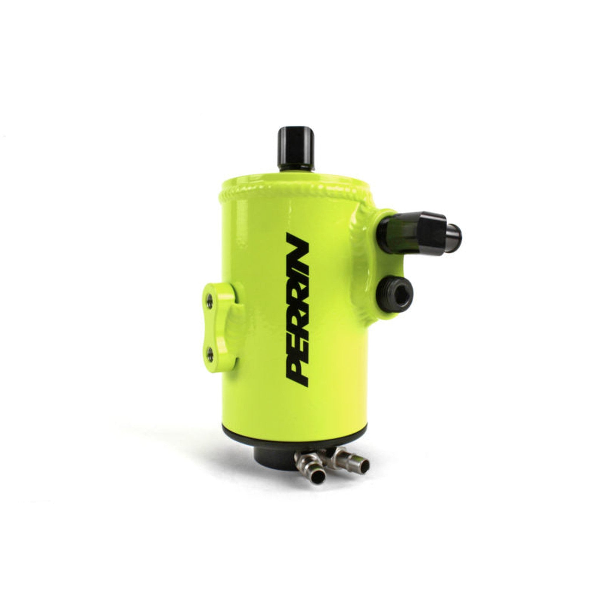 Perrin Neon Yellow Air Oil Separator Subaru WRX 2002-2014 / STI 2004-2021 with FMIC | PSP-ENG-607NY