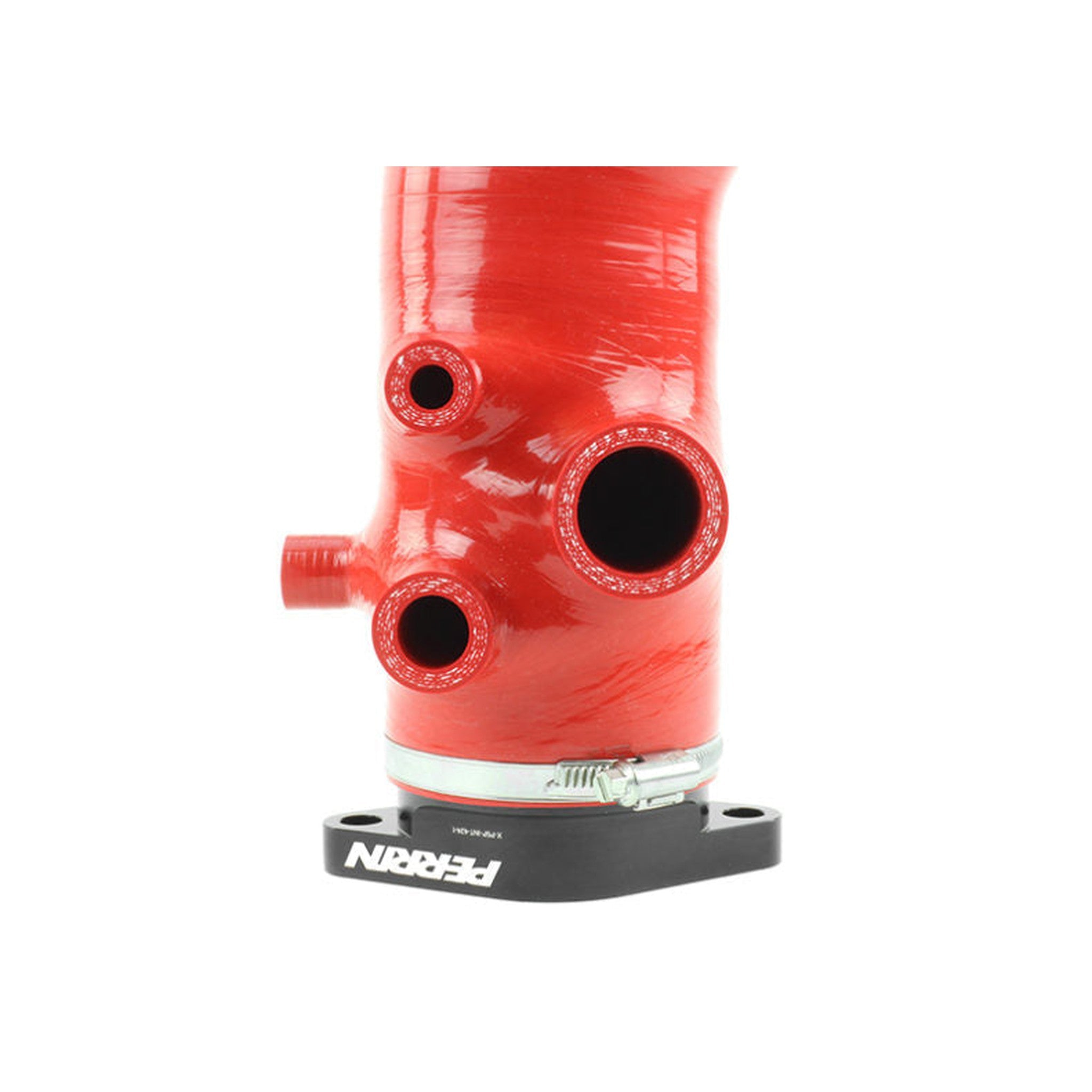 Perrin Red 3in Turbo Inlet Hose w/ Nozzle Subaru WRX 2015-2021 | PSP-INT-424RD