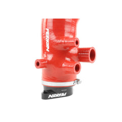 Perrin Red 3in Turbo Inlet Hose w/ Nozzle Subaru WRX 2015-2021 | PSP-INT-424RD