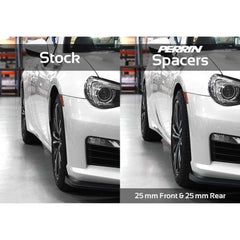 Perrin Subaru 5x100 25mm Wheel Spacers (One Pair) | PSP-WHL-026BK