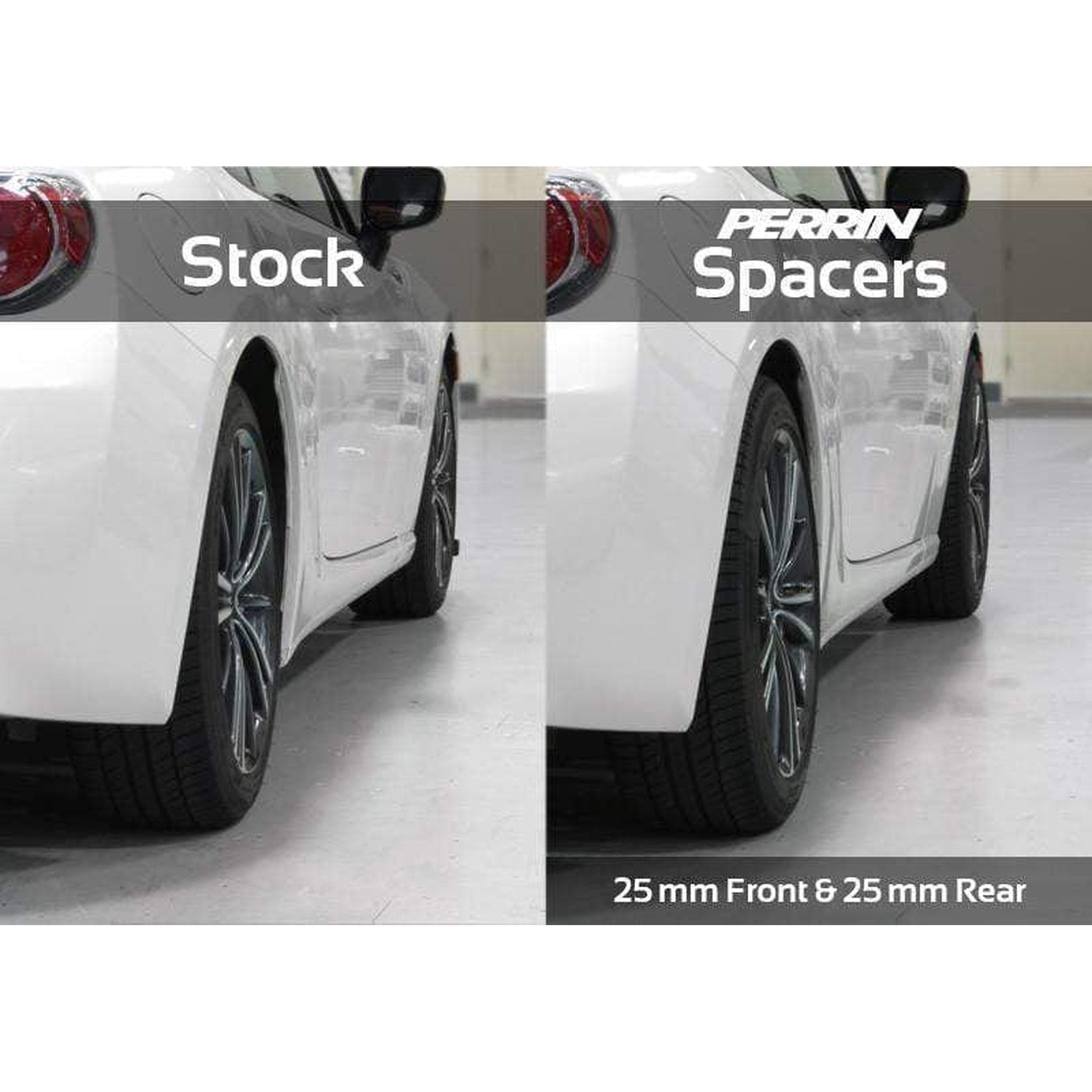 Perrin Subaru 5x100 25mm Wheel Spacers (One Pair) | PSP-WHL-026BK