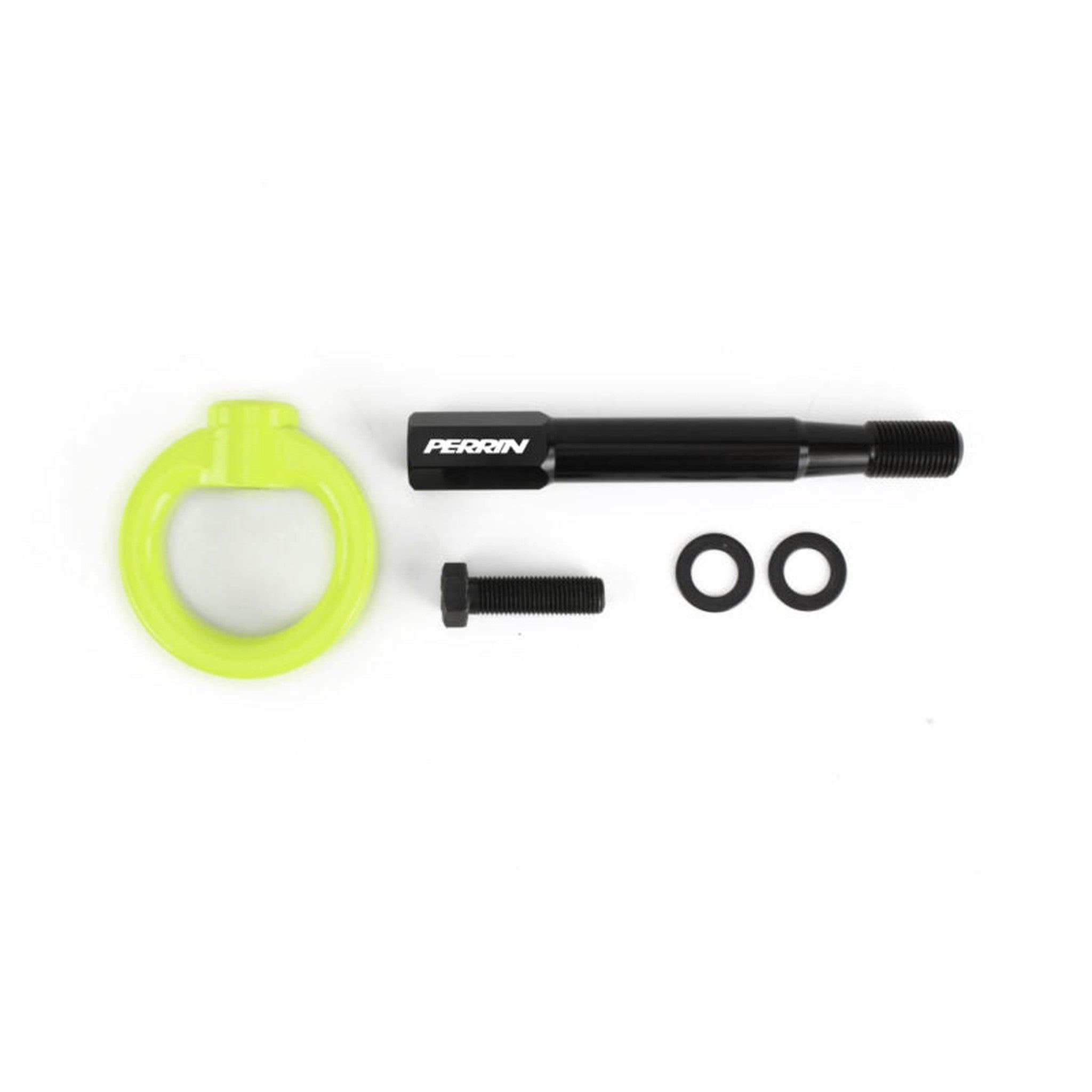 Perrin Tow Hook Kit Rear Neon Yellow Subaru WRX / STI 2008-2014 Hatchback | PSP-BDY-250NY