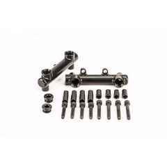 Process West Billet Fuel Rails Black Subaru WRX 2002-2014 / STI 2007-2018 | PWFR01B
