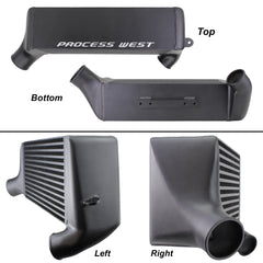 Process West Black Verticooler Top Mount Intercooler Subaru WRX 2015-2021 | PWTMIC14B