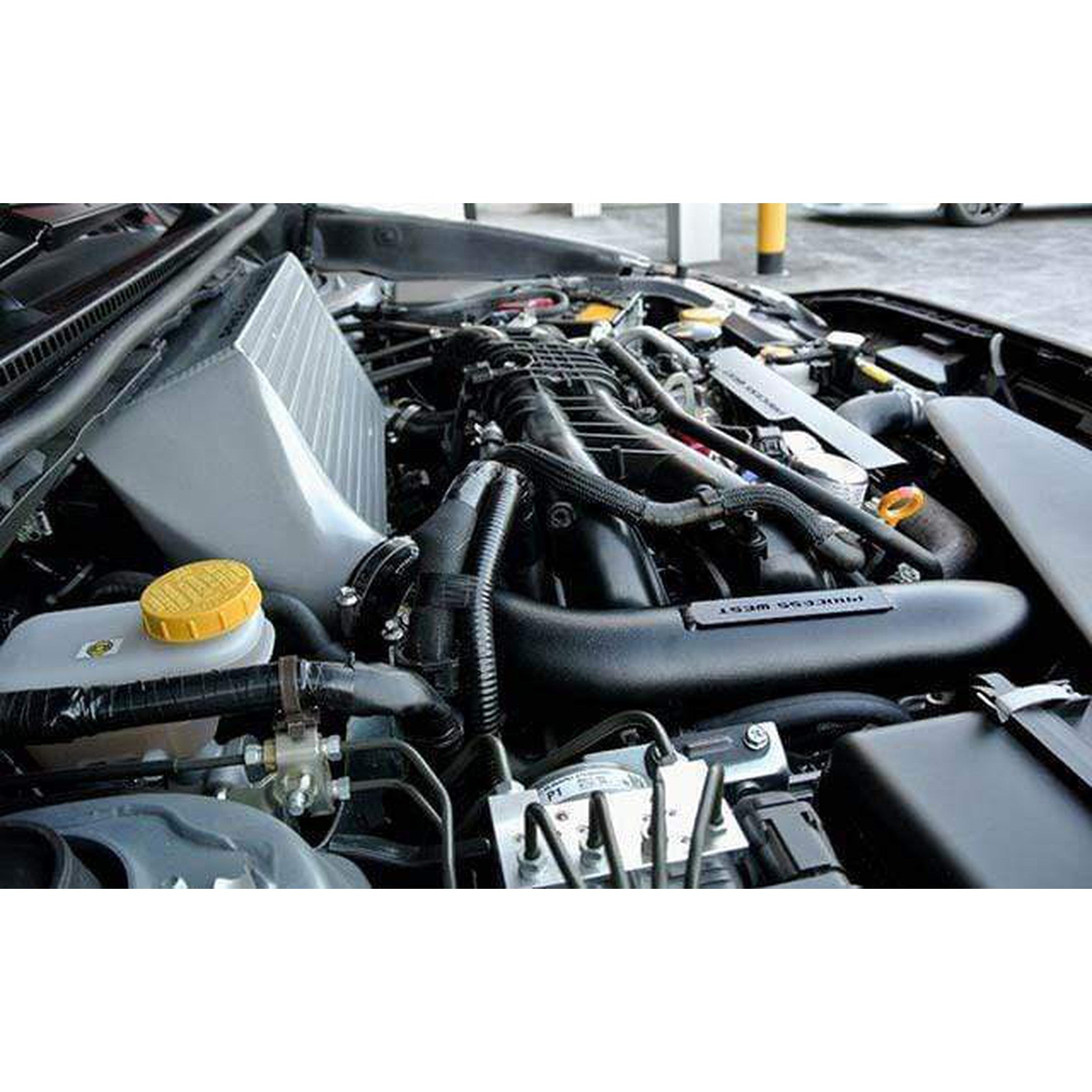 Process West Black Verticooler Top Mount Intercooler Subaru WRX 2015-2021 | PWTMIC14B