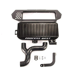 Process West JDM Top Mount Intercooler Kit Black Subaru Impreza WRX / STI 1997-1998 JDM ONLY | PWTMIC01B