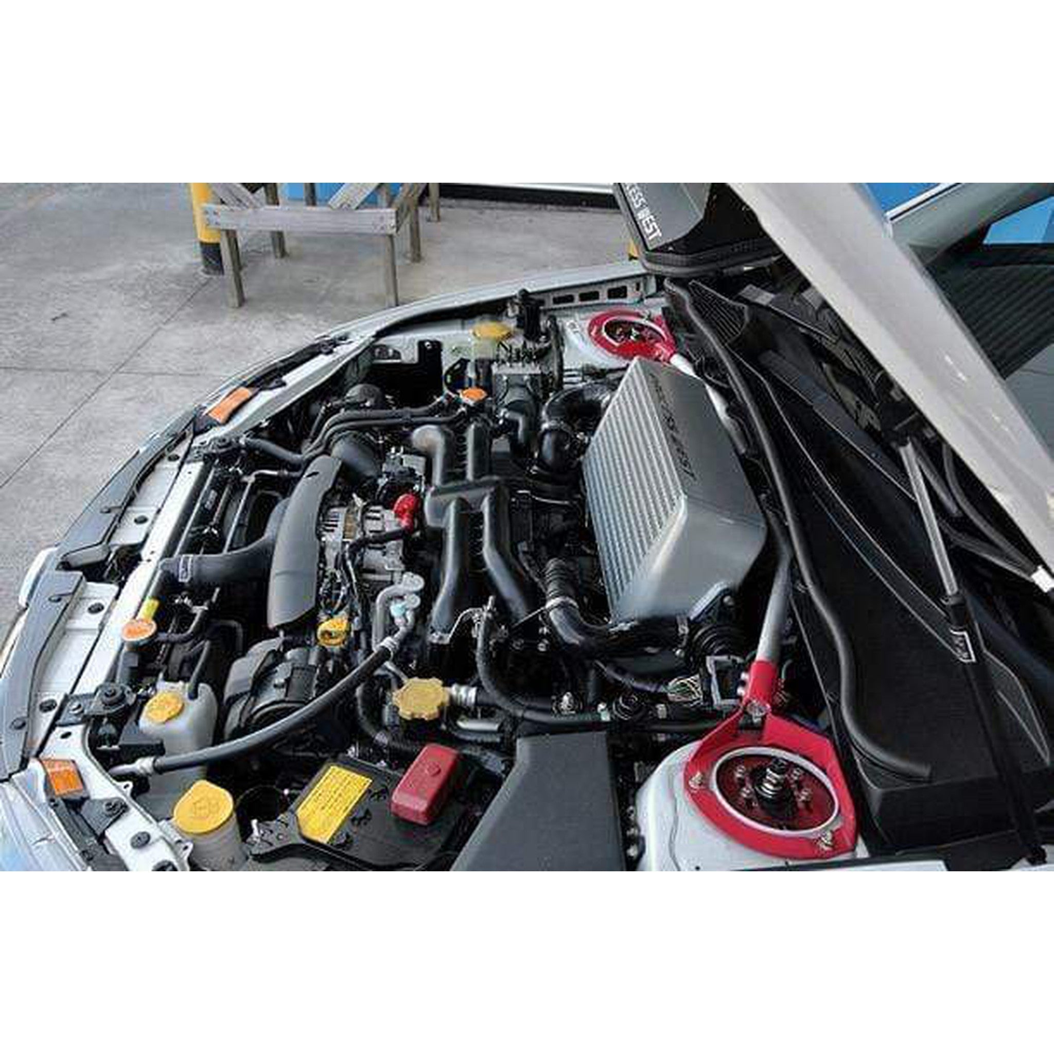 Process West Verticooler Top Mount Intercooler Black Subaru WRX 2008-2014 | PWTMIC13B