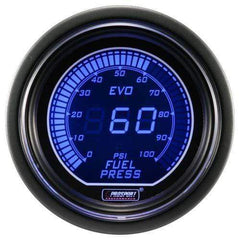 Prosport 52mm Evo Electrical Fuel Pressure Gauge - Red/Blue