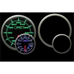 Prosport 52mm Premium Electric Water Temperature Gauge - Green/White