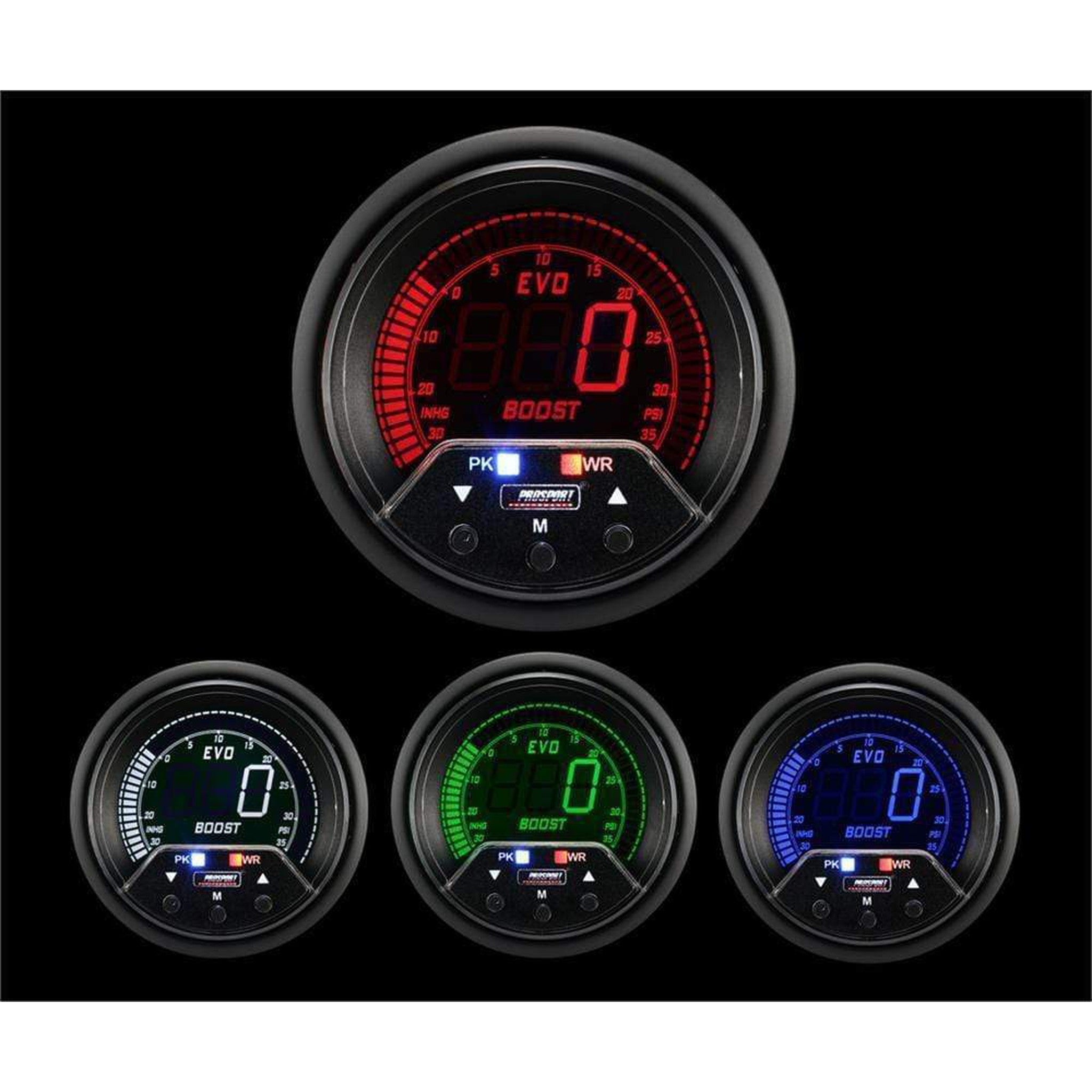Prosport 52mm Premium Evo Electrical Boost Gauge