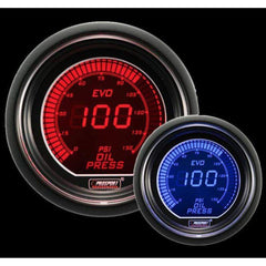 Prosport Evo Electrical Oil Pressure Gauge - Red/Blue