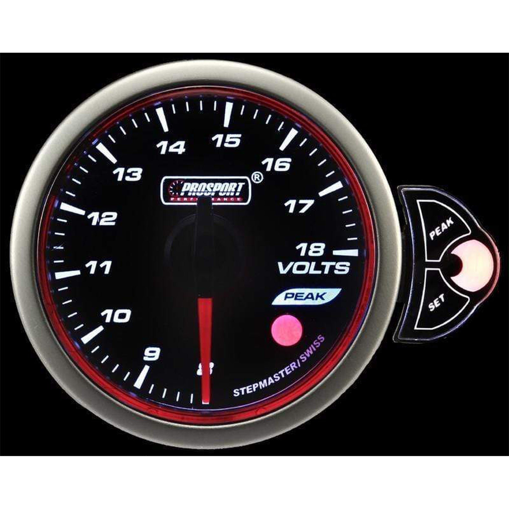 Prosport Halo Series 52mm Volt Gauge