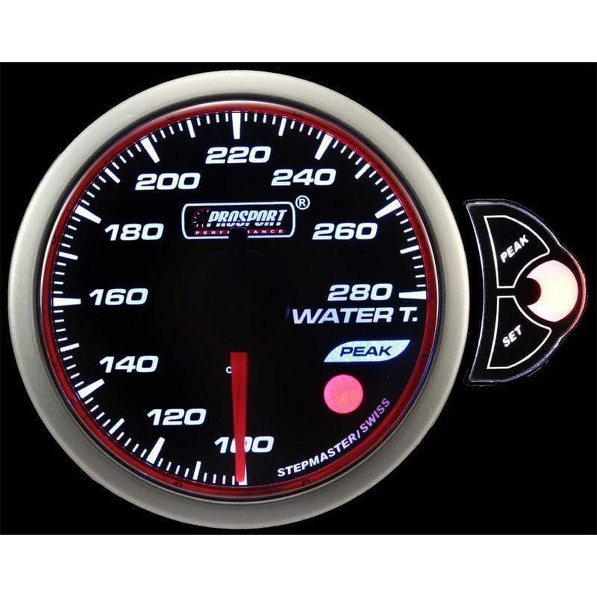 Prosport Halo Series 52mm Water Temperature Gauge