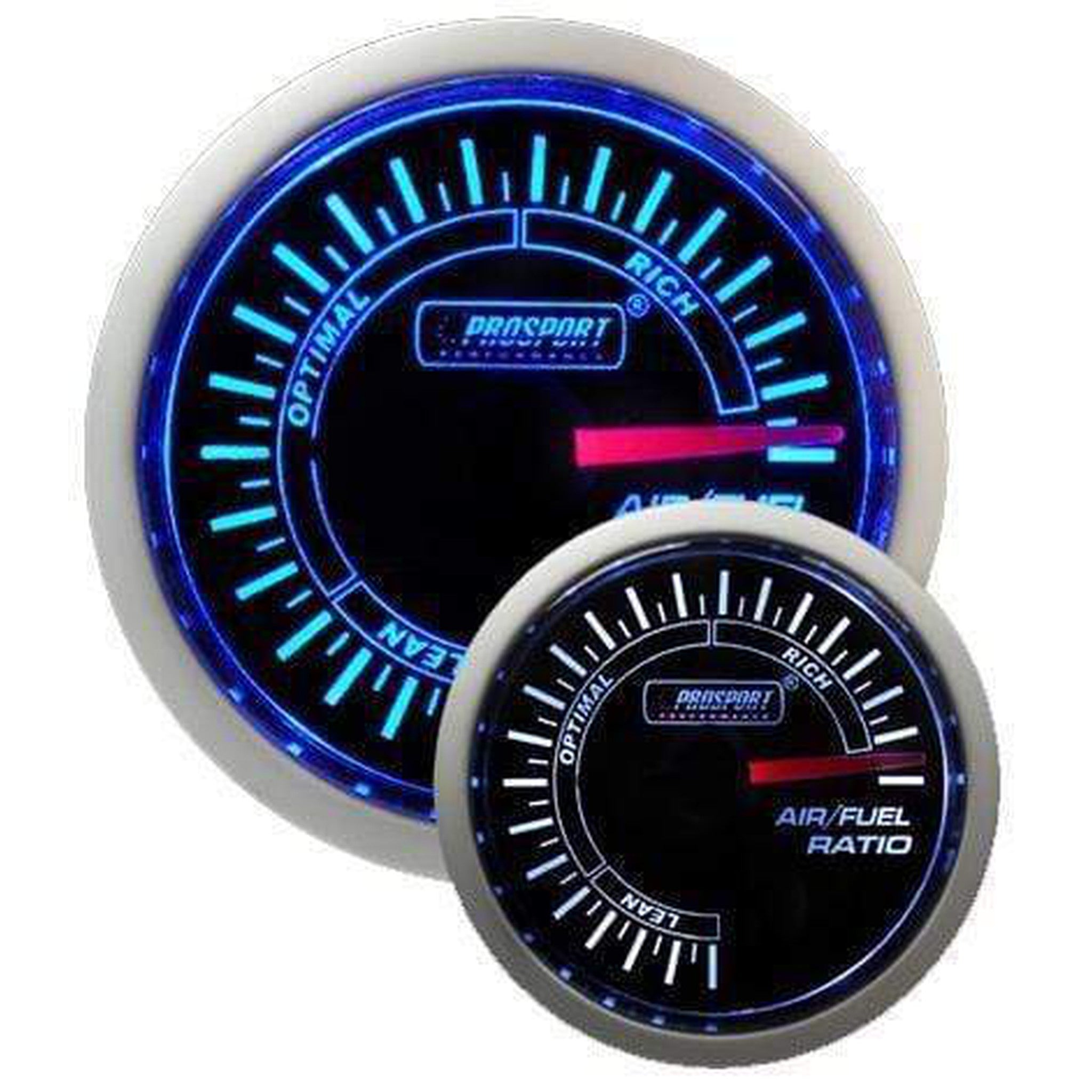 Prosport Performance 52mm Air Fuel Ratio Gauge - Blue/White