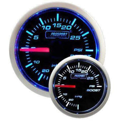 Prosport Performance 52mm Mechanical Boost Gauge - Blue/White