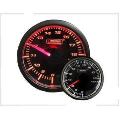 Prosport Premium Clear Lens Series 45mm Volt Gauge - Amber