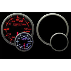 Prosport Premium Series 52mm Electric Boost Gauge - Amber/White