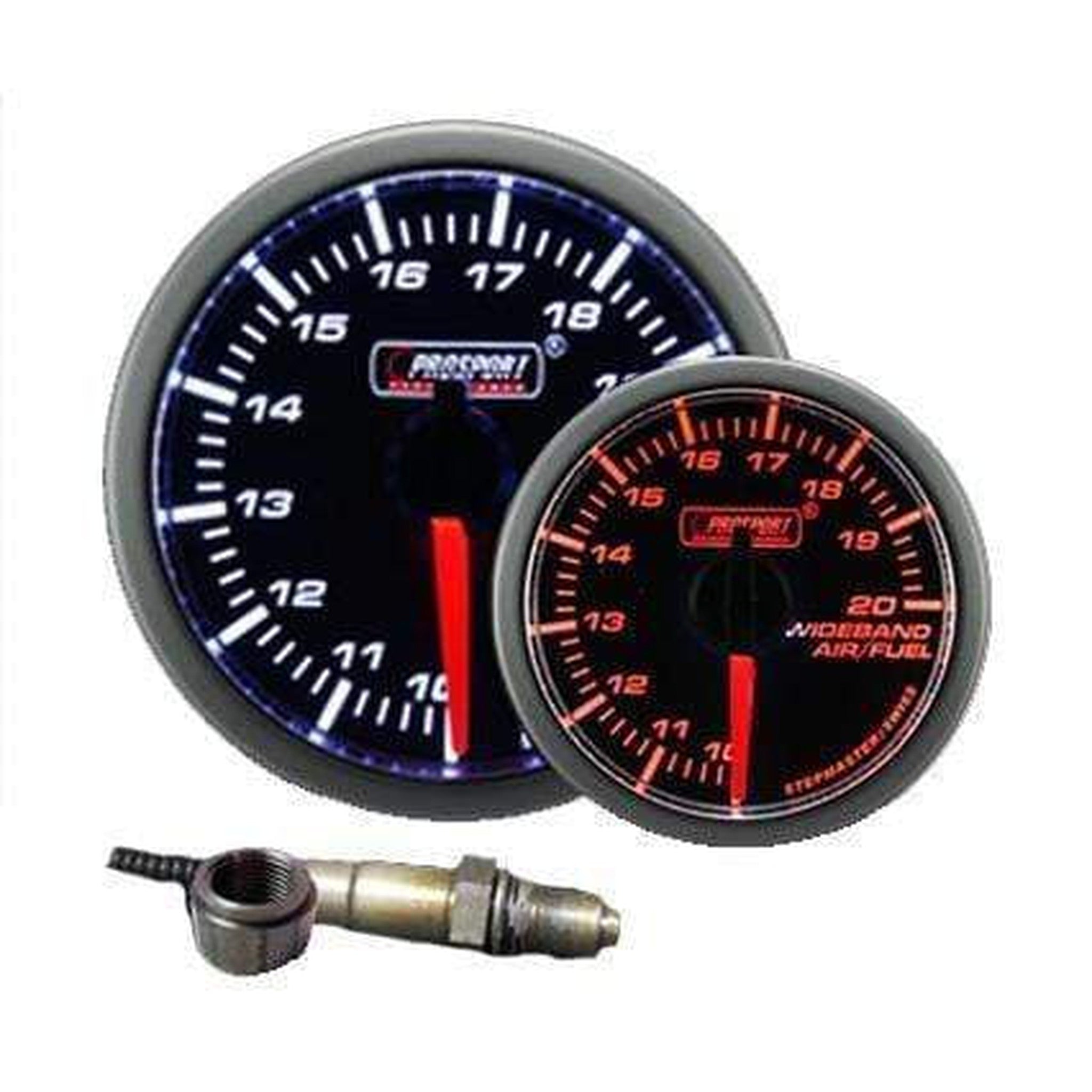 Prosport Premium Series 52mm Wideband Air Fuel Ratio Gauge - Amber/White